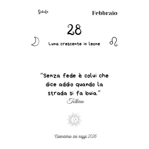 Calendario dei Saggi 2026