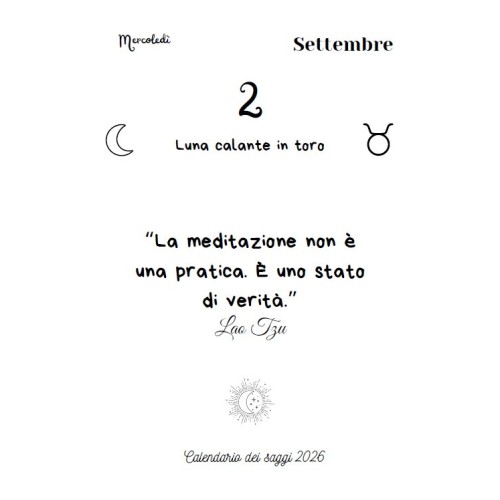 Calendario dei Saggi 2026